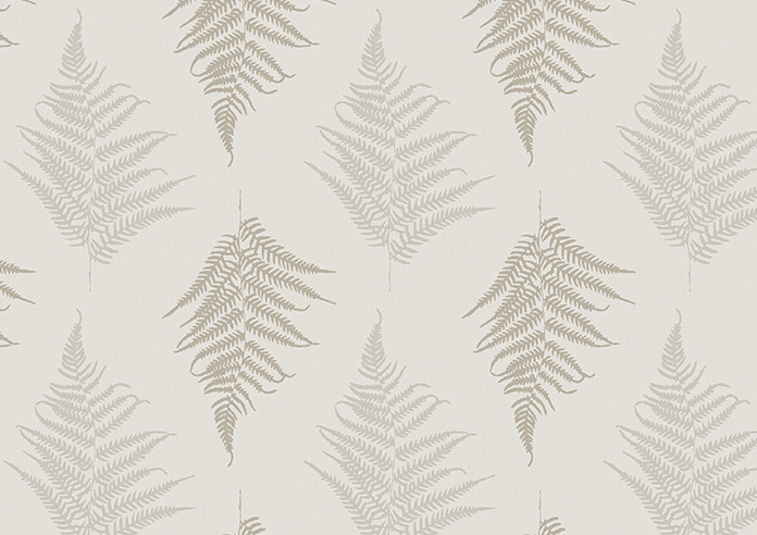 Delicate Ferns, Brown - Roller Blind - Image 6